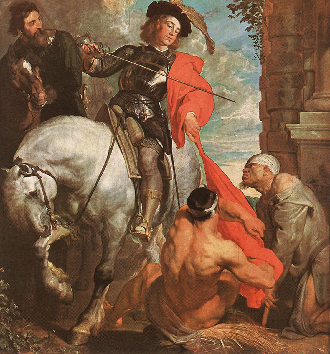 Saint Martin Dividing his Cloak, Anthony van Dyck