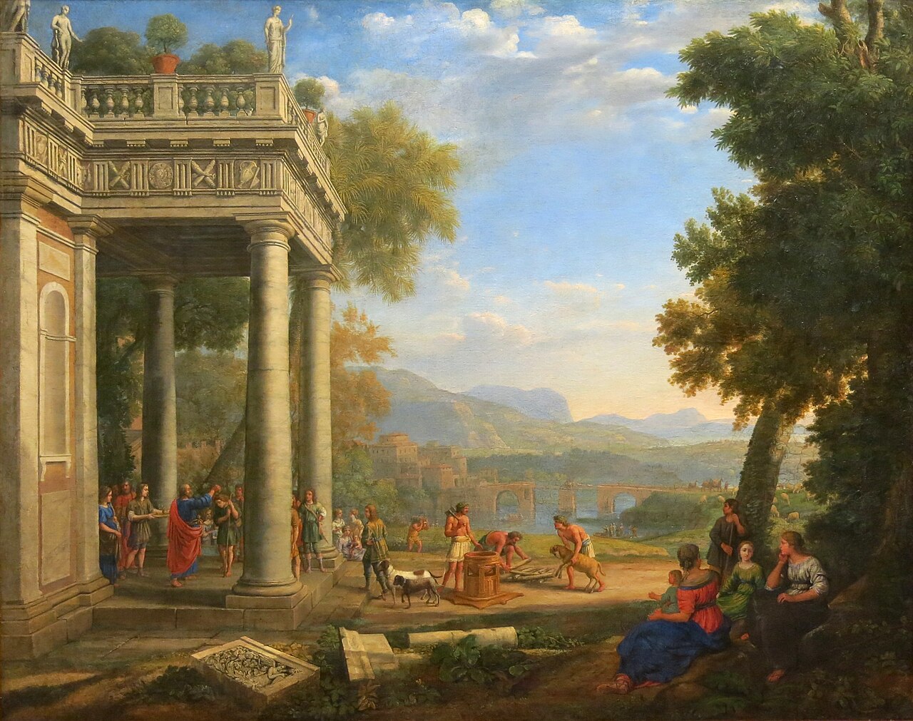 David Anointed King by the Prophet Samuel, Claude Lorrain