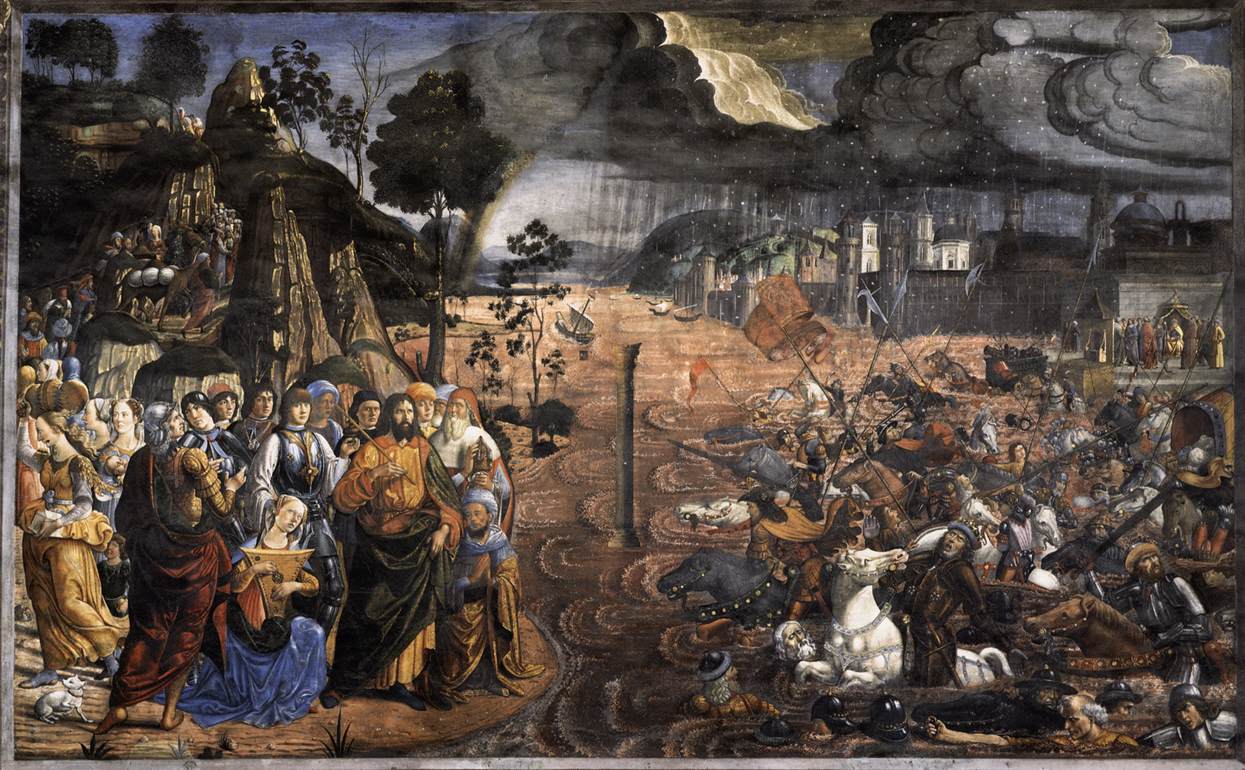 Crossing of the Red Sea, Cosimo Rosselli