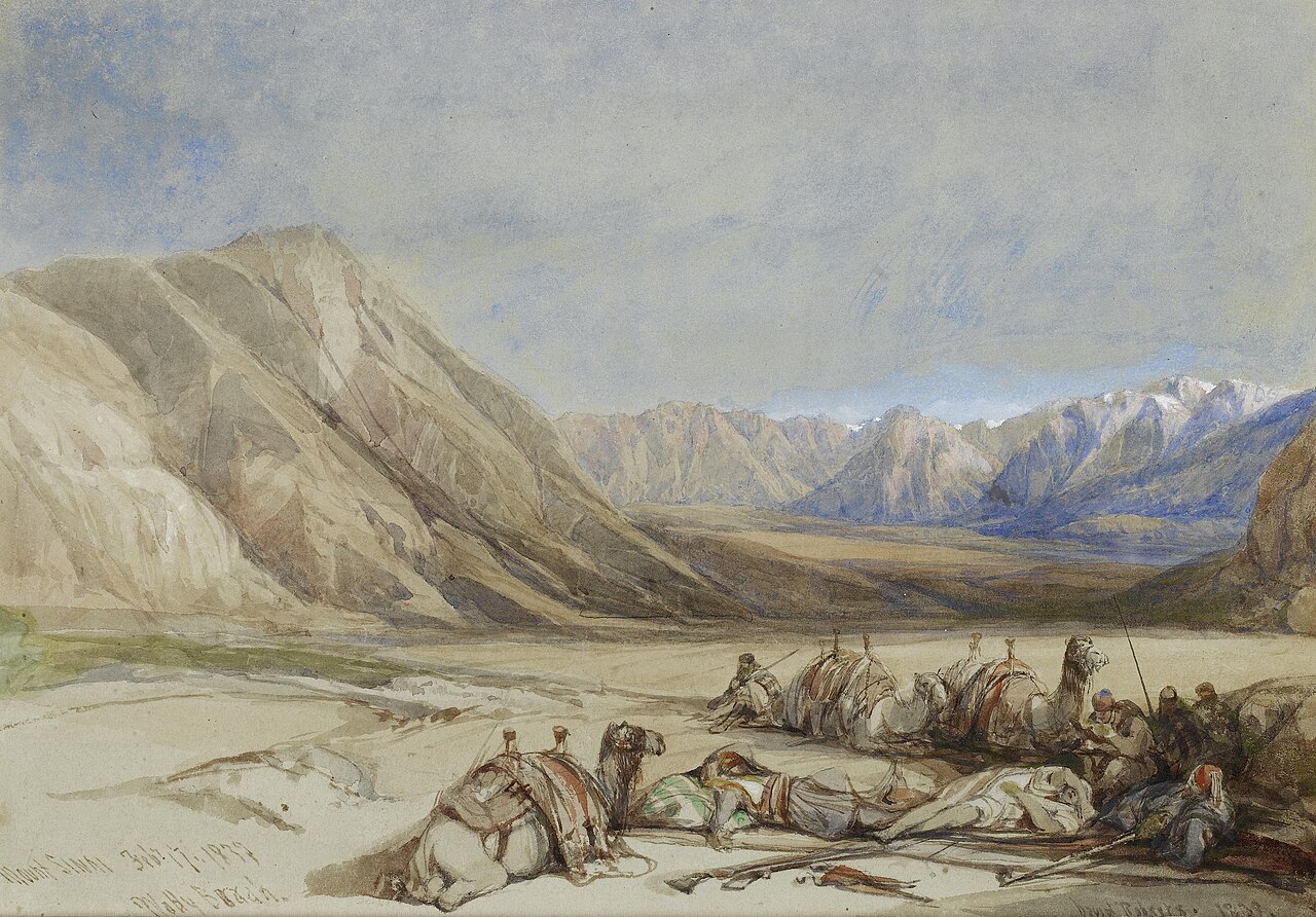 The Approach to Mount Sinai, David Roberts