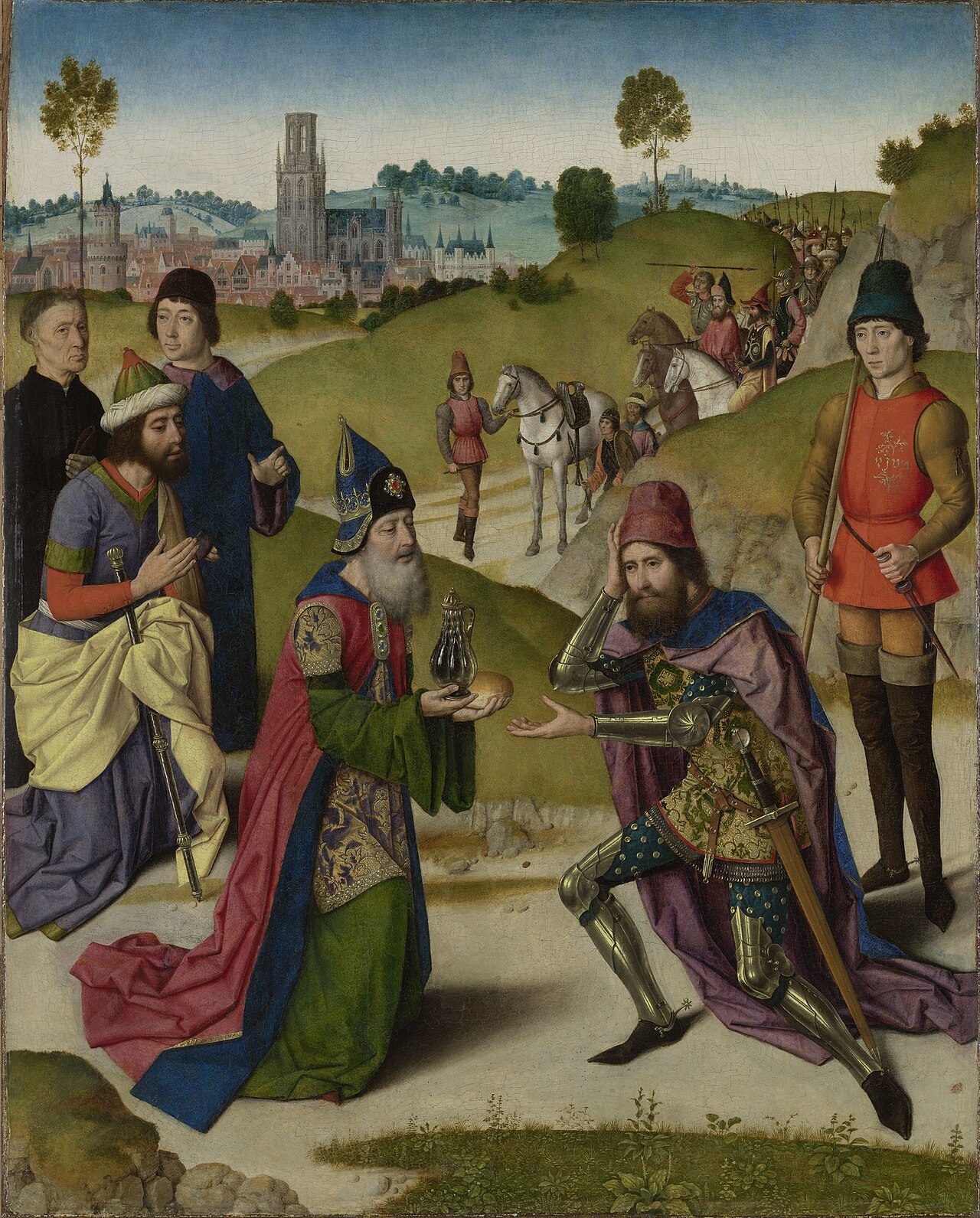 The Meeting of Abraham and Melchizedek, Dieric Bouts
