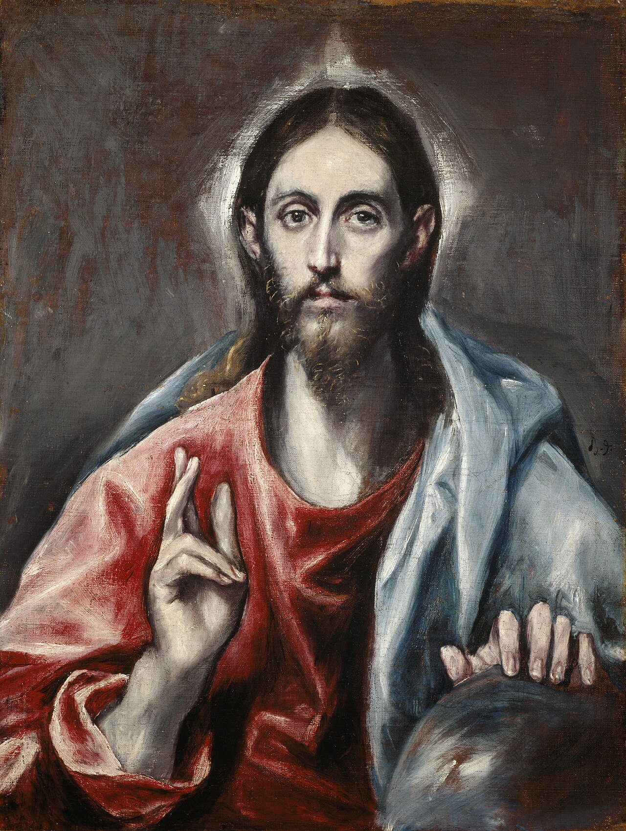 Christ Blessing ("The Saviour of the World"), El Greco