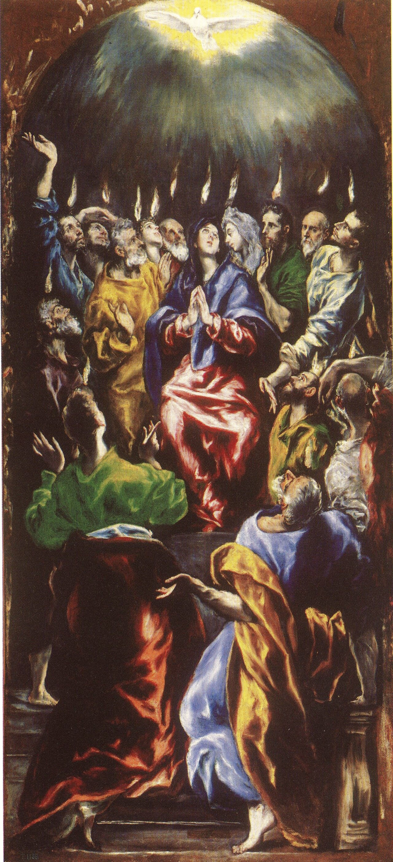 Pentecost, El Greco (Domenikos Theotokopoulos)