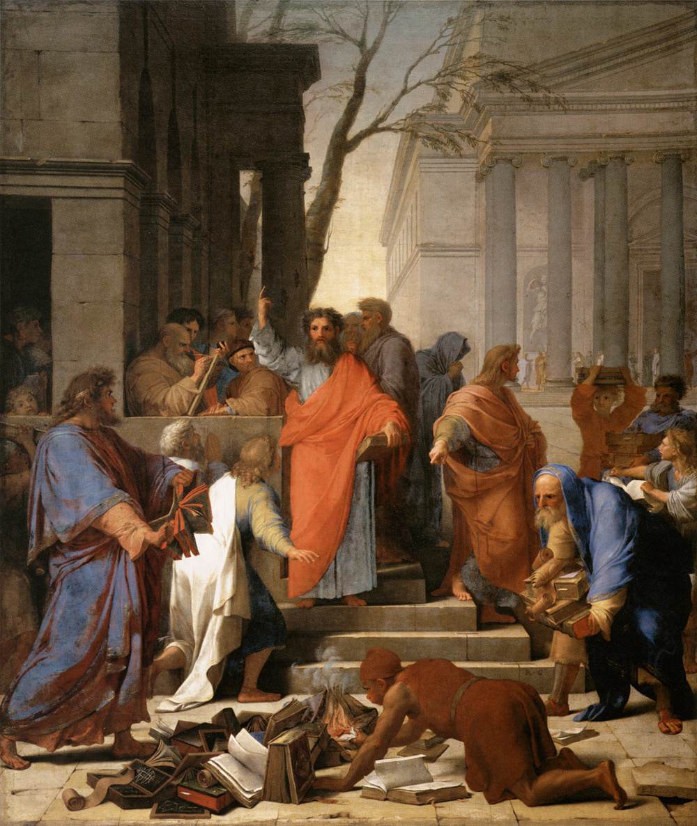 The Preaching of St Paul at Ephesus, Eustache Le Sueur