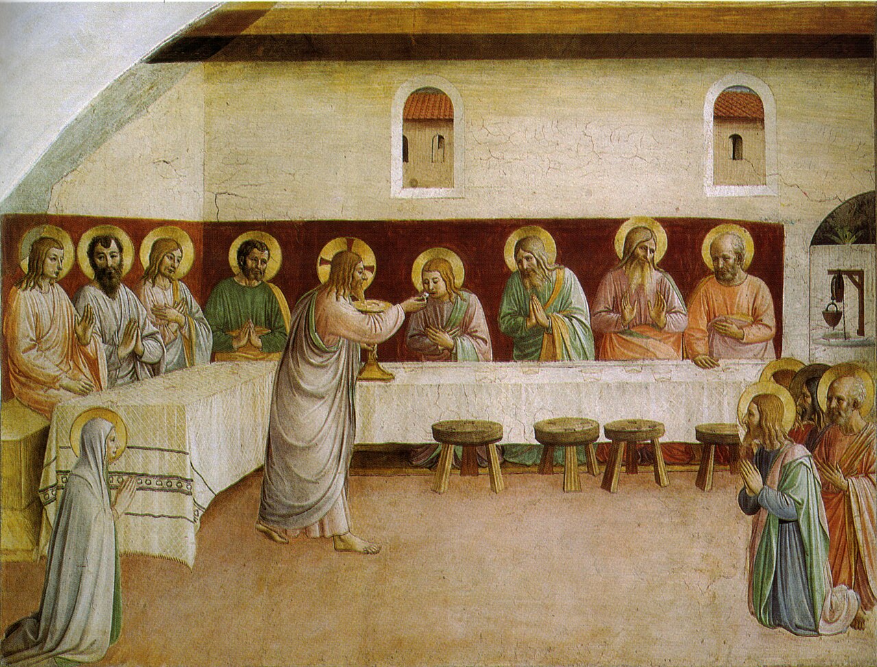 Communion of the Apostles (Cell 35), Fra Angelico