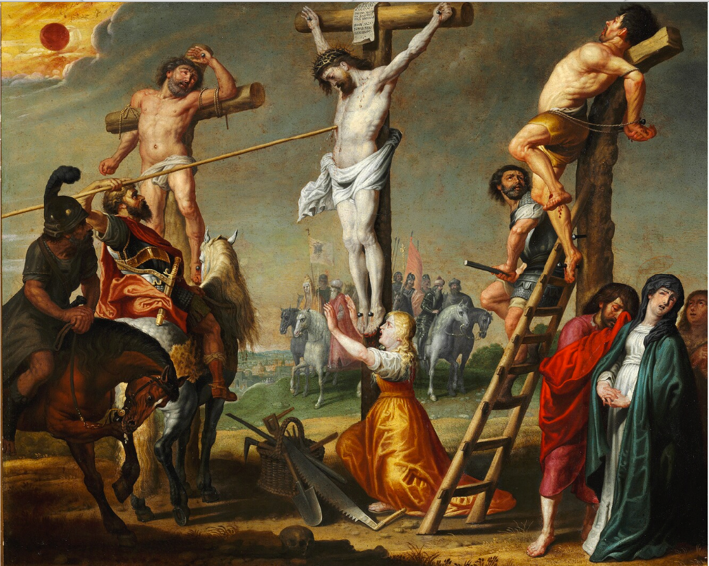 Longinus Piercing Christ's Side with a Spear, Gerard de la Vallee