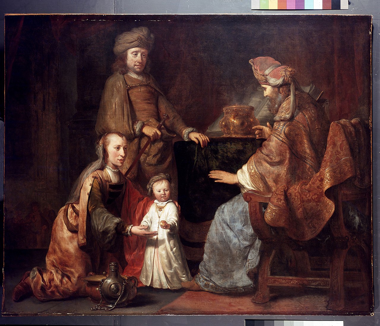 The Infant Samuel Brought by Hannah to Eli, Gerbrand van den Eeckhout