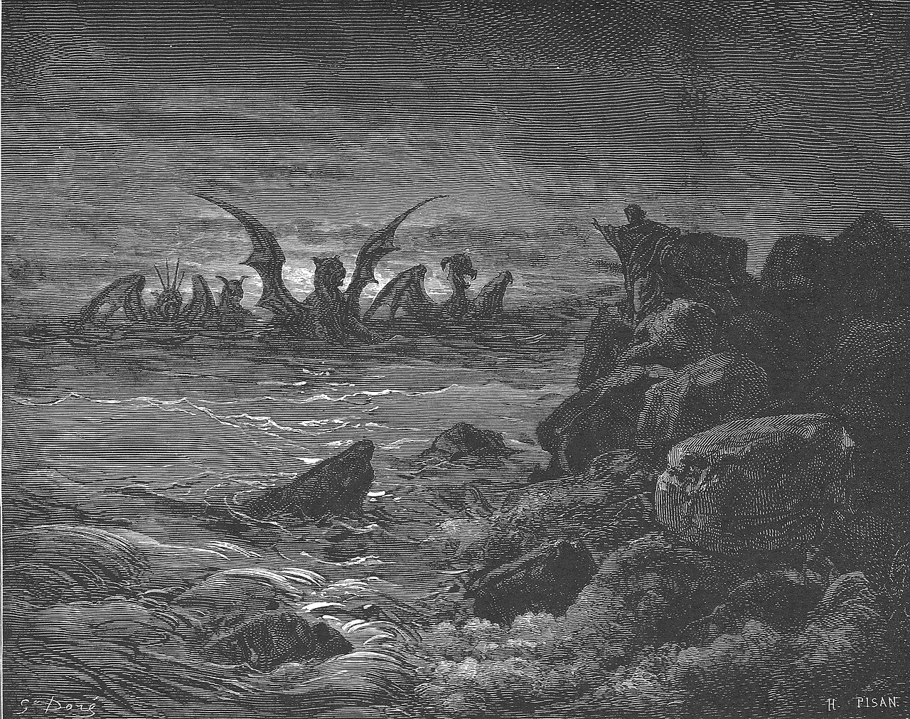 Daniel's Vision of the Four Beasts, Gustave Doré