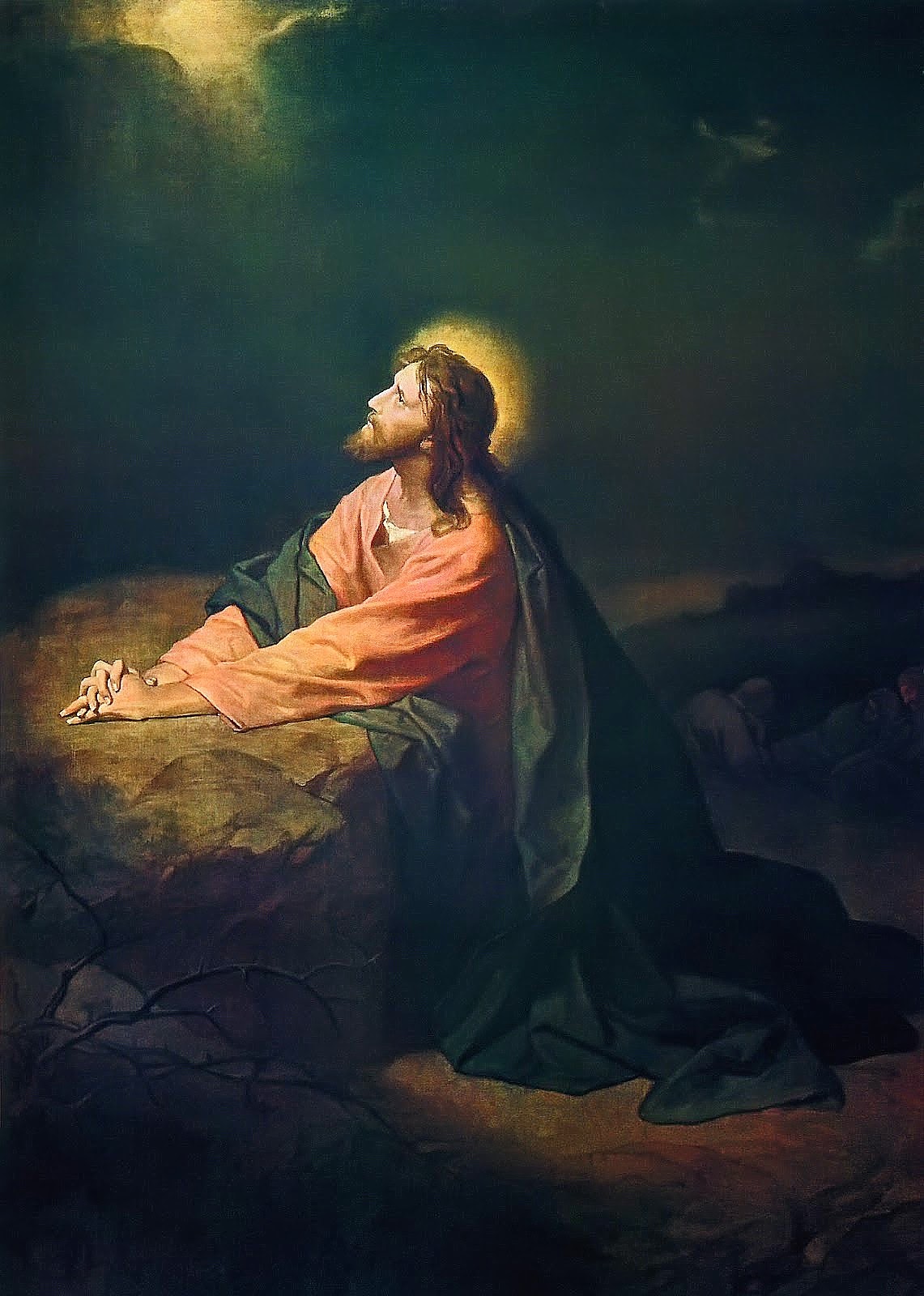 Christ in Gethsemane, Heinrich Hofmann