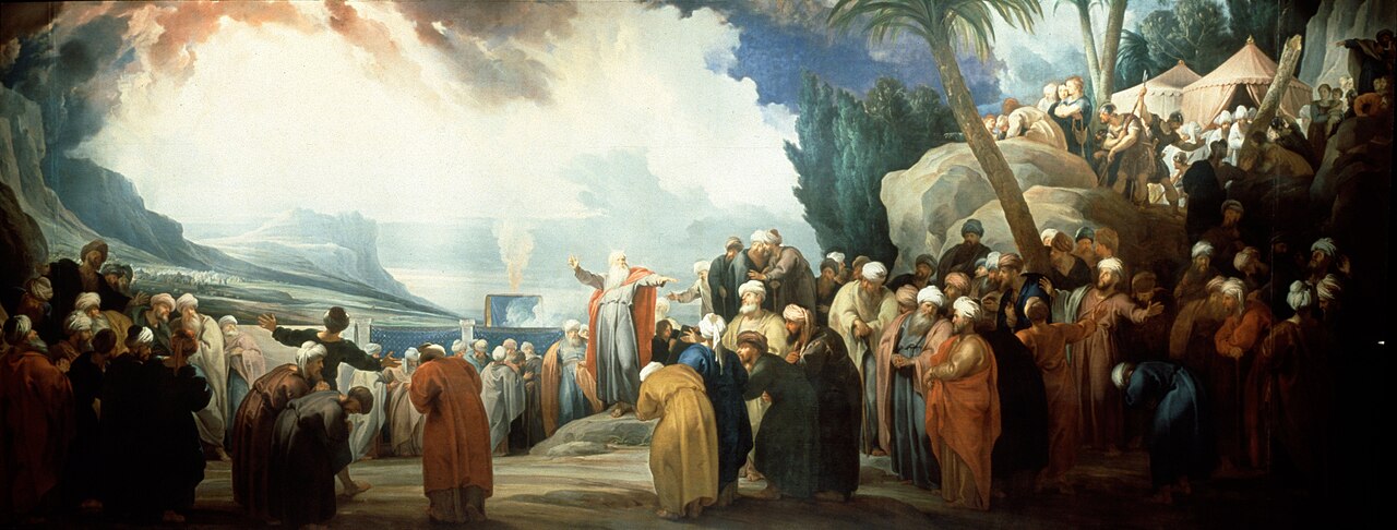 Moses Elects the Council of Seventy Elders, Jacob de Wit