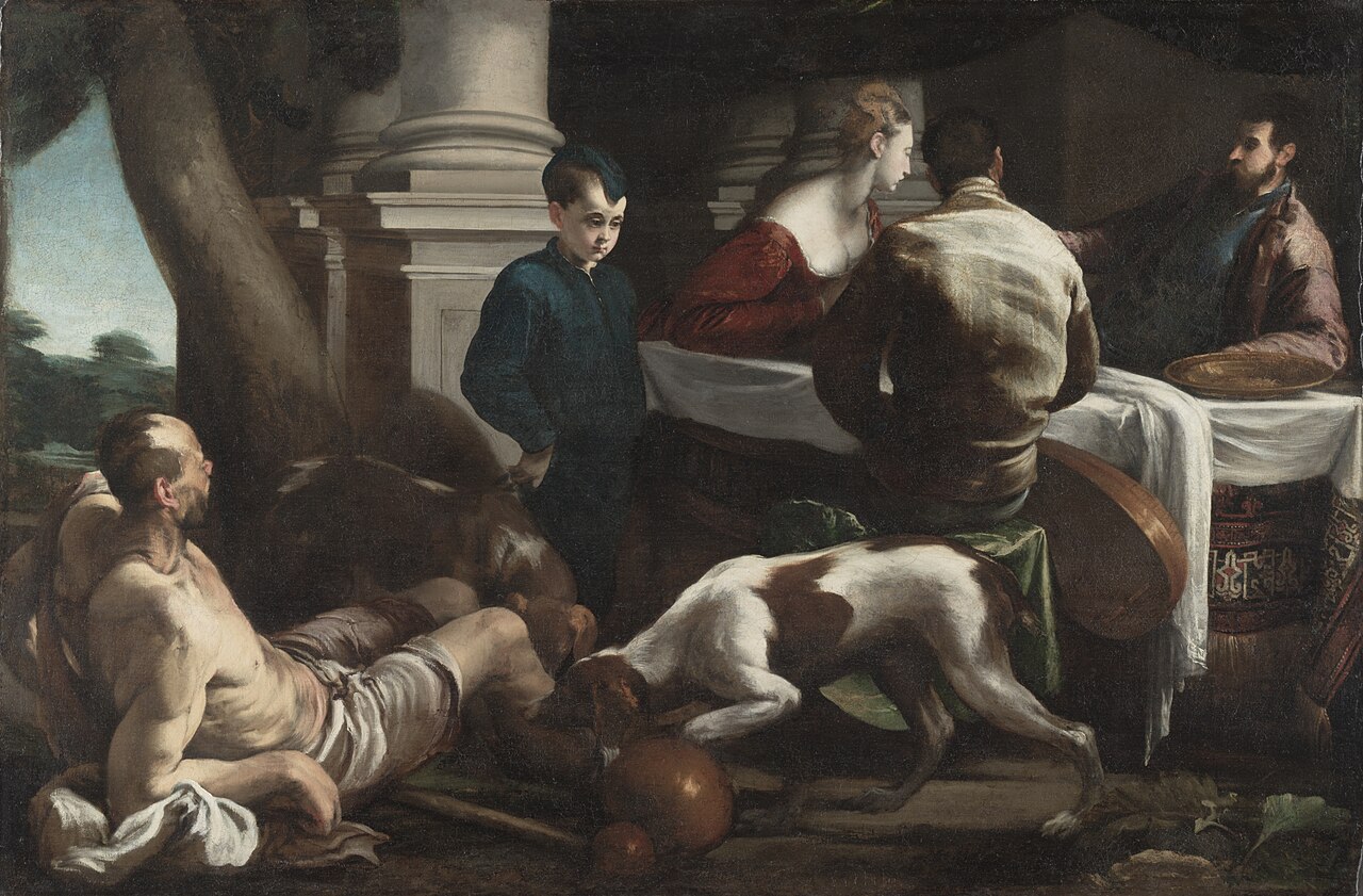 Lazarus and the Rich Man, Jacopo Bassano