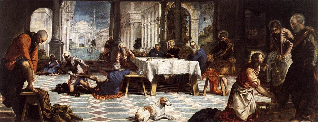 Christ Washing the Feet of His Disciples, Jacopo Tintoretto