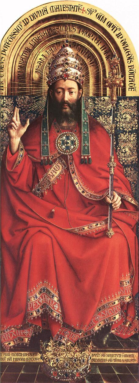 God Almighty (Ghent Altarpiece, central panel), Jan van Eyck