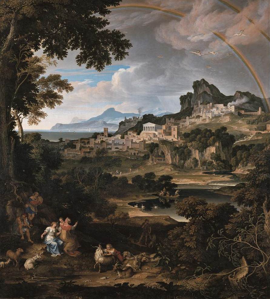 Heroic Landscape with Rainbow, Joseph Anton Koch