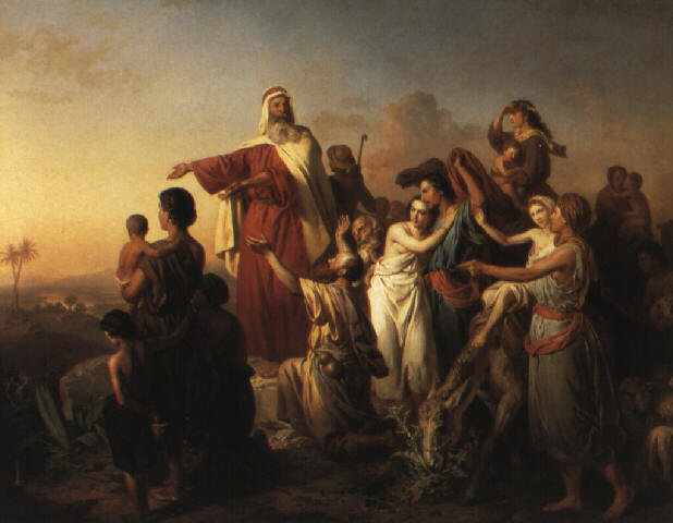 Moses Leading the Israelites out of Egypt, Jozsef Molnar