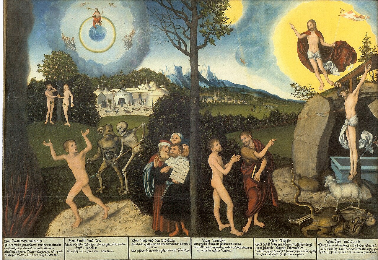 Law and Grace (Gesetz und Gnade), Lucas Cranach the Elder