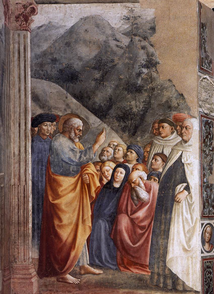 St. Peter Preaching, Masolino da Panicale