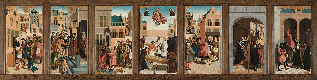 The Seven Works of Mercy, Master of Alkmaar