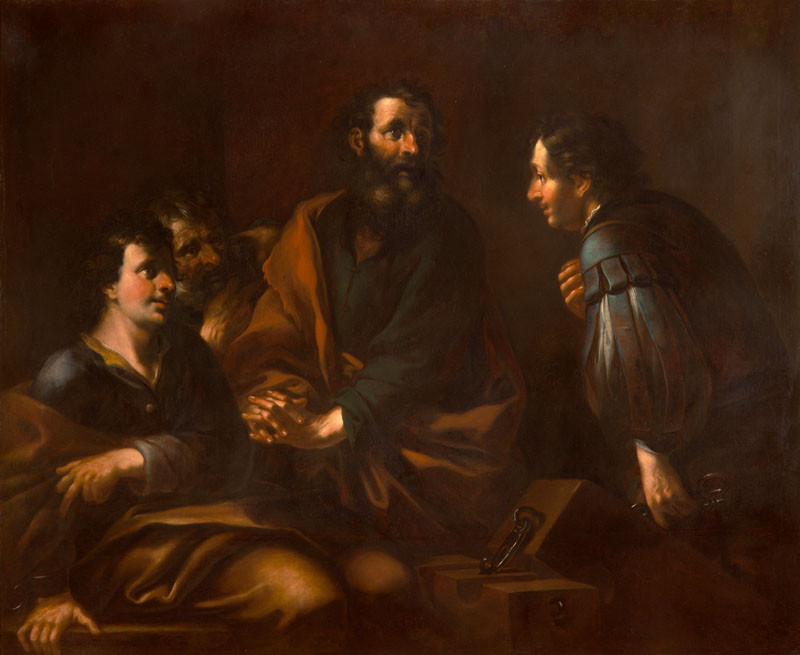 St Paul and Silas in Prison, Michael Václav Halbax