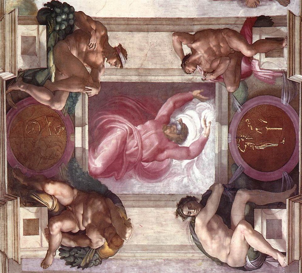Separation of Light from Darkness (Sistine Chapel ceiling), Michelangelo Buonarroti