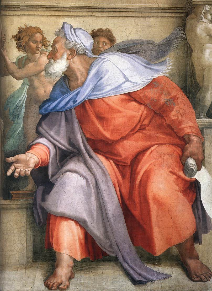 The Prophet Ezekiel (Sistine Chapel ceiling), Michelangelo