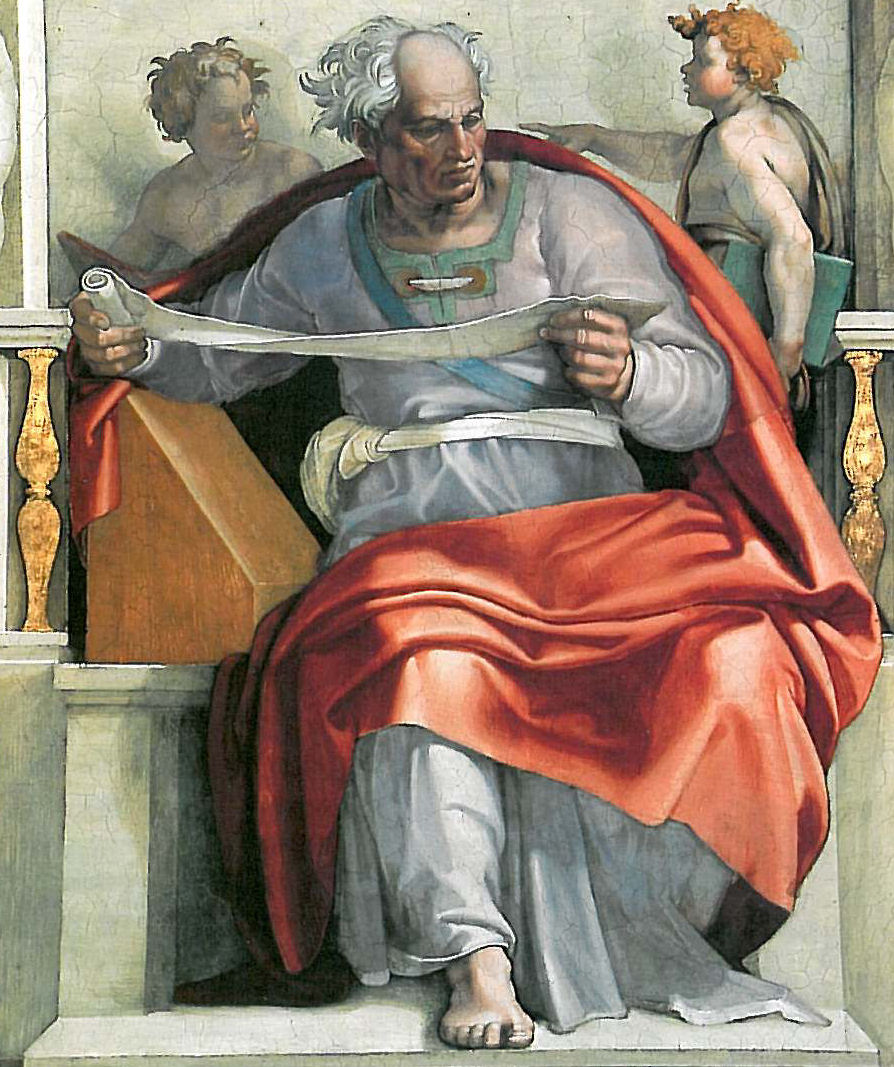 The Prophet Joel, Michelangelo