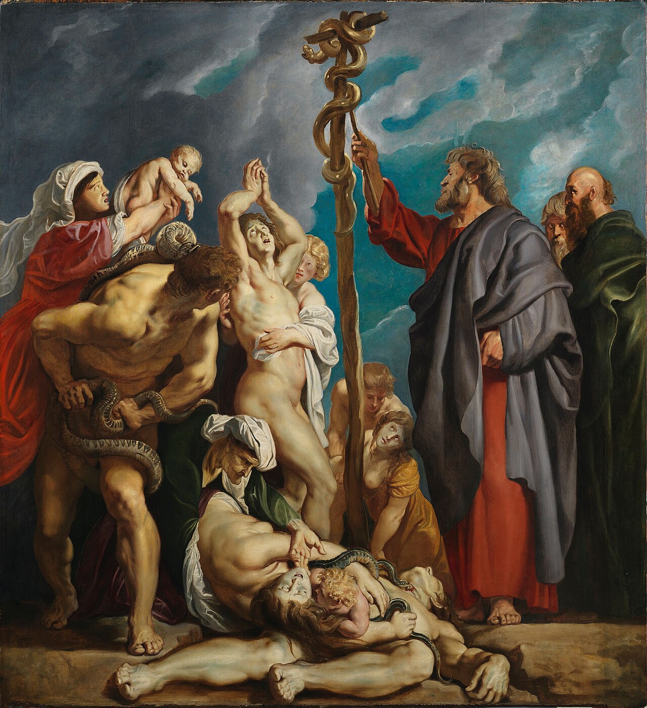 Moses and the Brazen Serpent, Peter Paul Rubens
