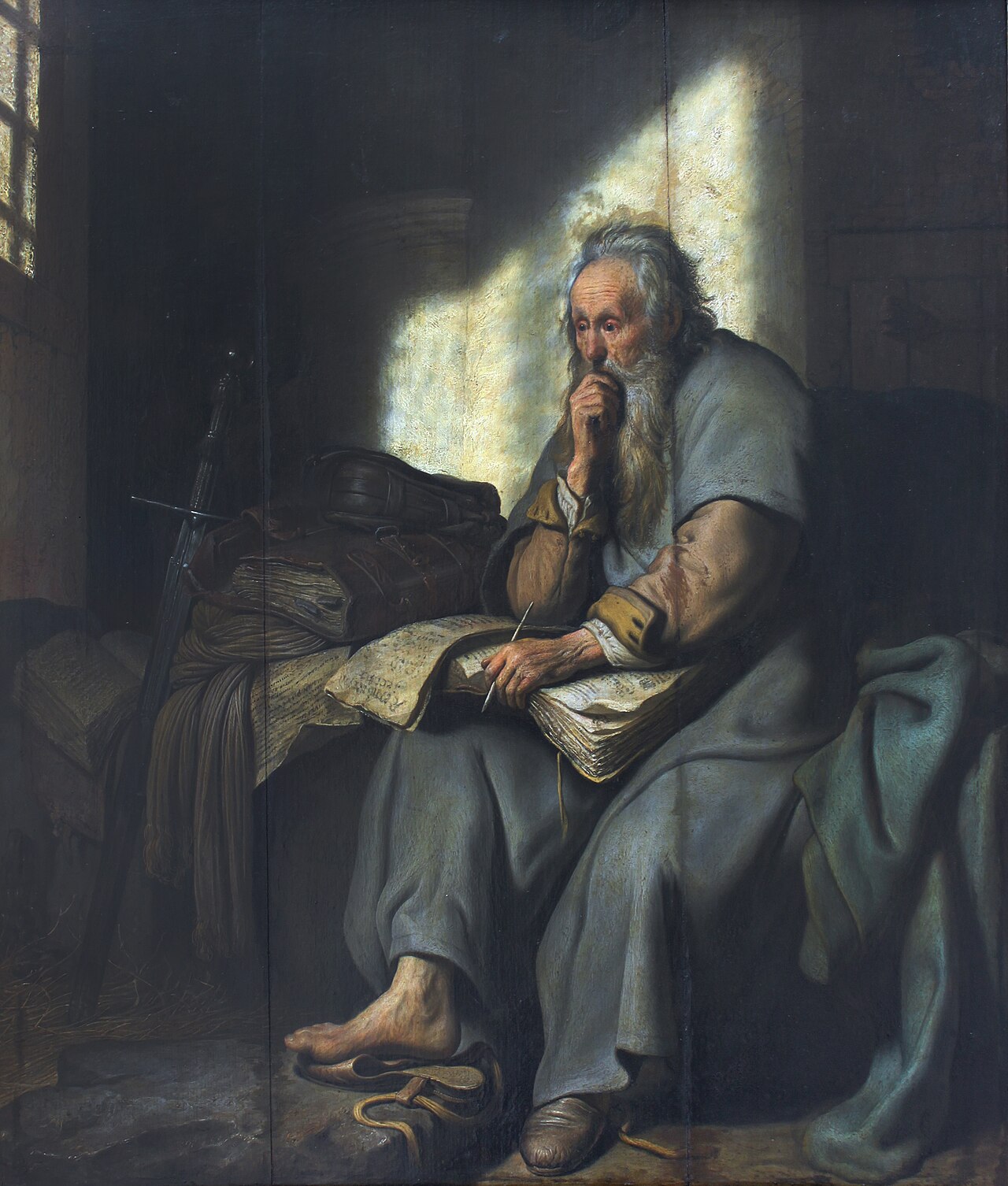 Saint Paul in Prison, Rembrandt