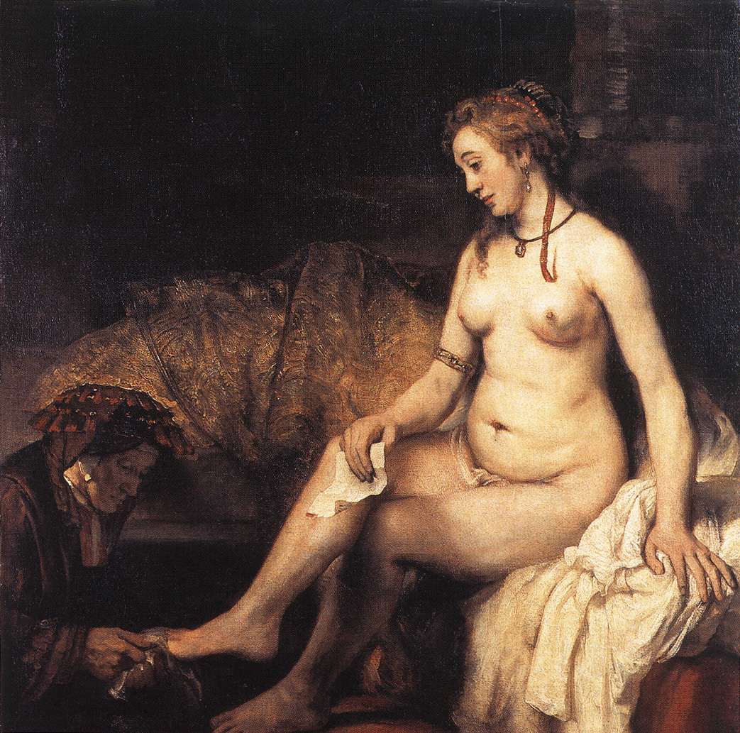 Bathsheba at Her Bath, Rembrandt van Rijn