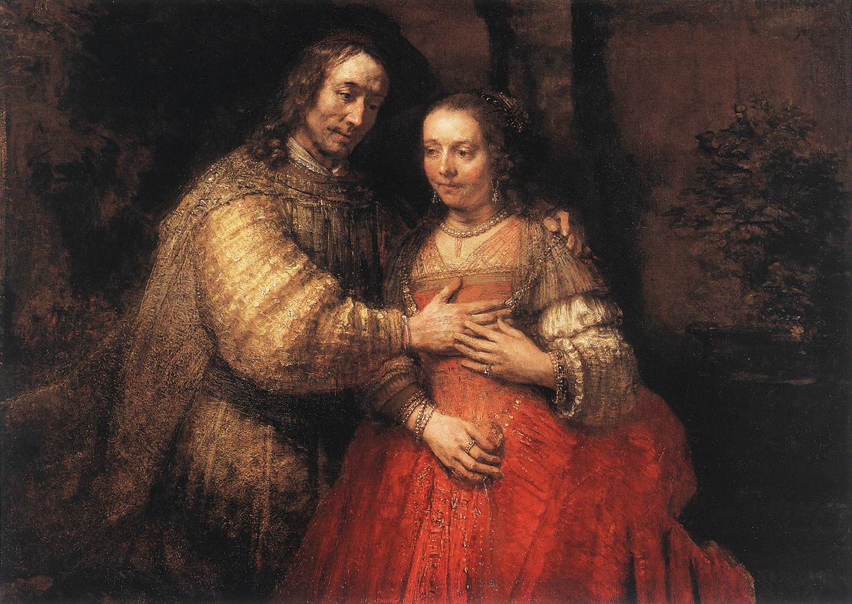 The Jewish Bride, Rembrandt van Rijn