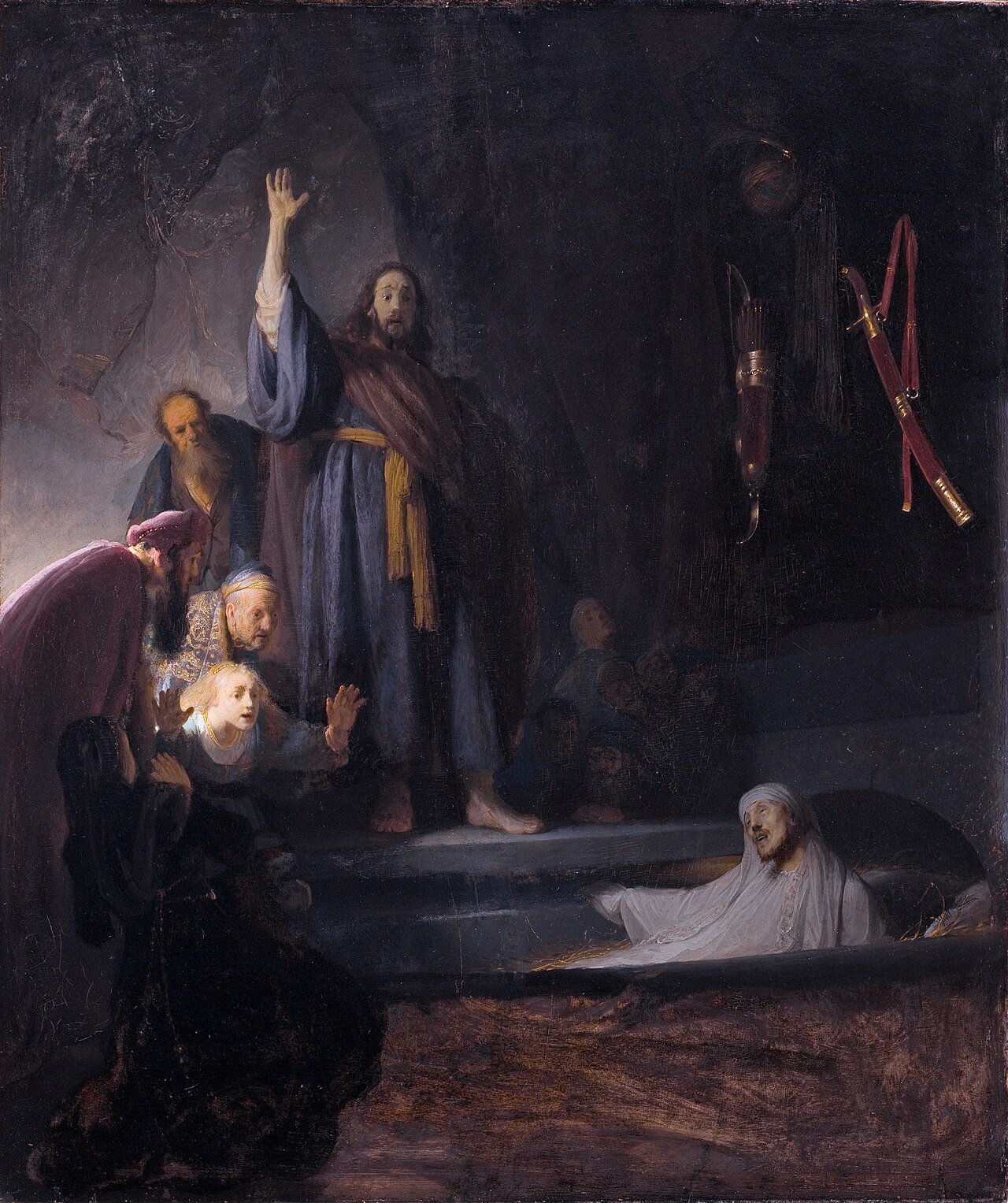 The Raising of Lazarus, Rembrandt van Rijn