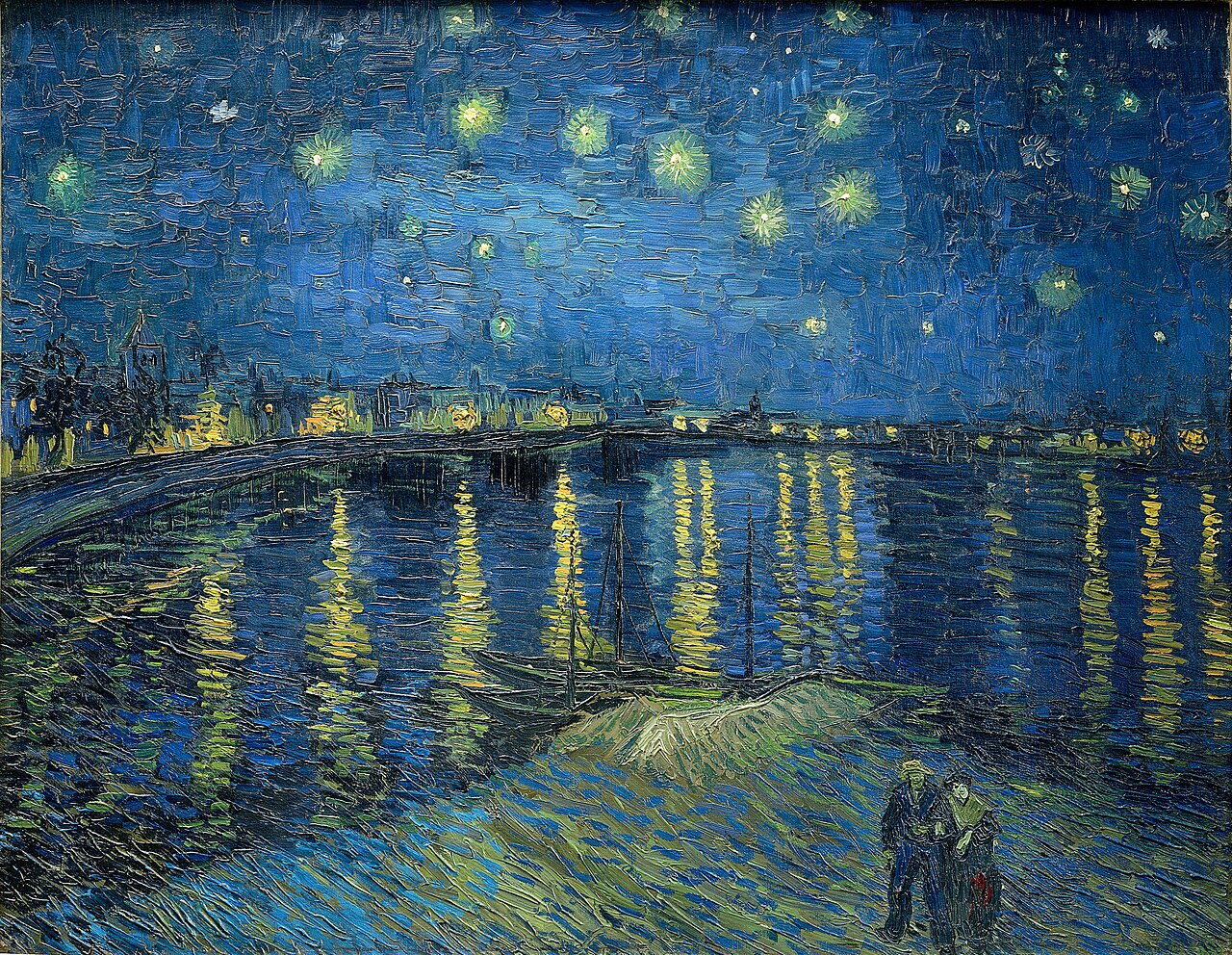 Starry Night Over the Rhône, Vincent van Gogh
